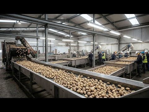 How MODERN Farmers Grow 50,000 POTATO per Hour