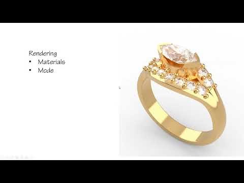 Designing Jewelry for Manufacturing with Rhino 6 – Webinar