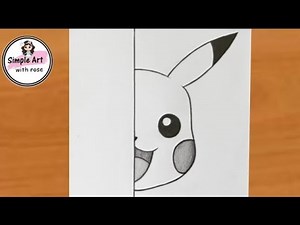 How to draw Pikachu || Beginners drawing tutorials step by step || easy drawings step by step