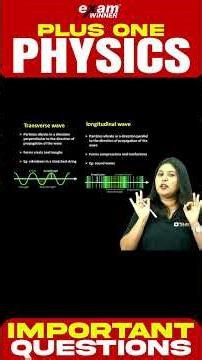 Different Waves | Physics | Plus One