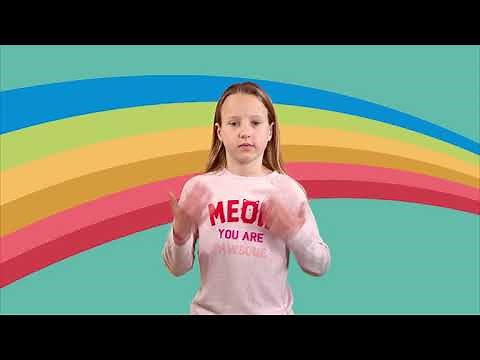 Happy in Sign Language, ASL Dictionary for kids