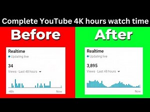 How to complete YouTube 4000 hours watch time | YouTube views bot | YouTube free view bot 🔥🔥