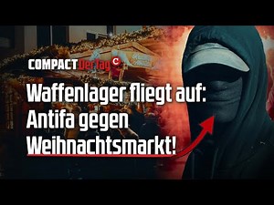 Weapons cache uncovered: Antifa against Christmas market!💥