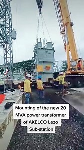 The repositioning of the existing 10MVA power transformer of Lezo Sub-stayion and the installation of the new 20 MVA were completed earlier today,December 18,2022. | Aklan Electric Cooperative, Inc.