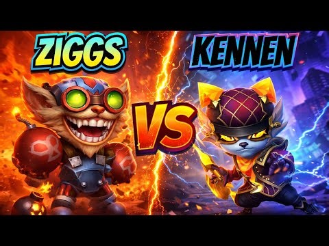 Ziggs vs Kennen Mid – PERFECT ZONING, HUGE DAMAGE & EASY LANE WIN
