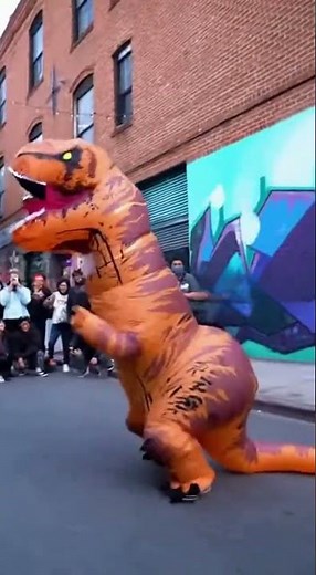 T-Rex Goes Full Breakdance Mode 😆🦖