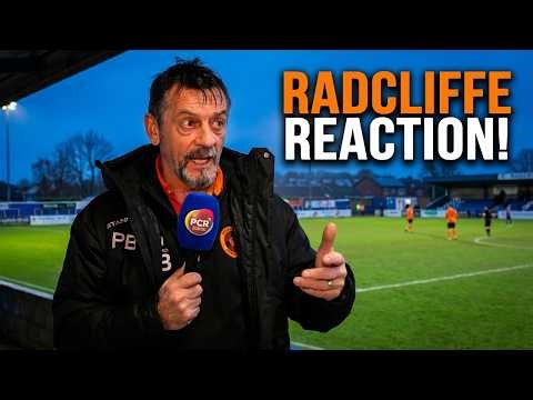 Phil Brown reacts after Radcliffe