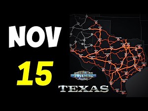 Texas Release Date & MAP Revealed - November 15 | ETS2/ATS 1.46 Release Info & World of Trucks Event
