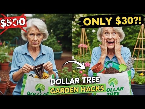 Garden Hack using $30 at Dollar Tree