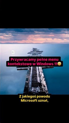 Przywróć pełne menu kontekstowe w Windows 11 ⚙️ #windows11 #komputery #komputer