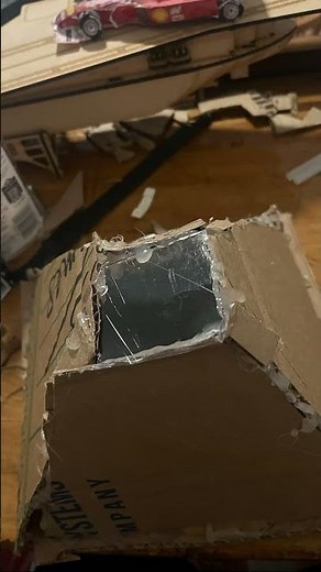 Day 2 of making a cardboard tornado probe