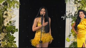 Miss Philippines Hannah Marie Alejandro during the Speech competition for Miss Business Global 2025 #MissBusinessGlobal #MissPearloftheOrientPhilippines #WhereBeautyMeetsCulture #PromoteThePhilippinesToTheWorld | Miss Pearl of the Orient Philippines