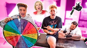 Random TATTOO Wheel Spin Game! 😱😲 | Jake Paul