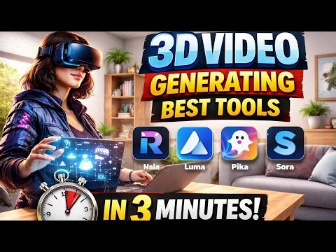 Best 3D video generating Tool ! Last 3 Minutes
