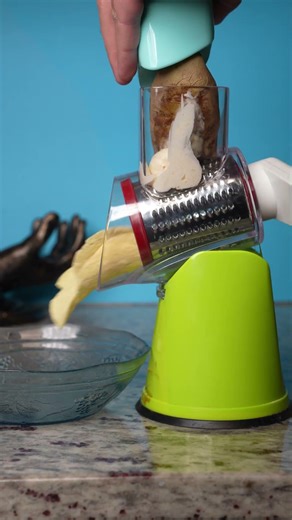Uniform potato slices in minutes with this genius tool #satisfying #hack