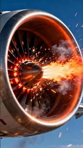 How doesn’t the airplane explode? The secret inside the jet engine! 😱✈️