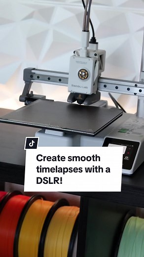 This is how I set up my BambuLabs A1 Mini and my DSLR to take smooth timelapses! Let me know if you have questions, it was hard to cover everything in one short video… hope this helps! #3dprinting #bambulab #a1mini