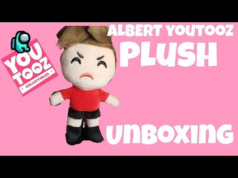 albert youtooz plush unboxing (flamingo)