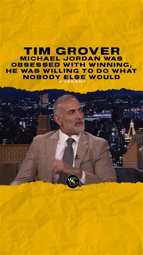 VSG Entertainment on Instagram: "@timgrover @jumpman23 was obsessed with winning, he was willing to do what nobody else would. #timgrover #michaeljordan 🎥 @jimmyfallon"