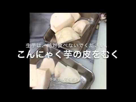 生芋からのこんにゃく作り【一番わかりやすい完全解説】