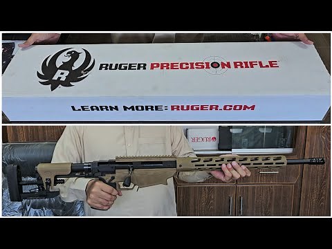RUGER PRECISION 308 WIN BOLT ACTION RIFLE UNBOXING AND REVIEW.