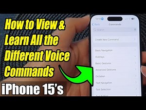 iPhone 15/15 Pro Max: How to View & Learn All the Different Voice Commands