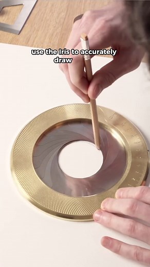 The Iris LF by Makers Cabinet is a unique circle tool to help you draw and measure circles. Now on Kickstarter here: https://www.kickstarter.com/projects/brahman/iris-large-format-drawing-compass?utm_source=facebook&utm_medium=social&utm_campaign=dhfacebook&utm_content=app.dashhudson.com/kickstarter/library/media/421124450&ref=ksr_social_facebook_irislargeformat_2024-06-17 | Kickstarter