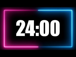 24 Minute Timer with alarm (no music).