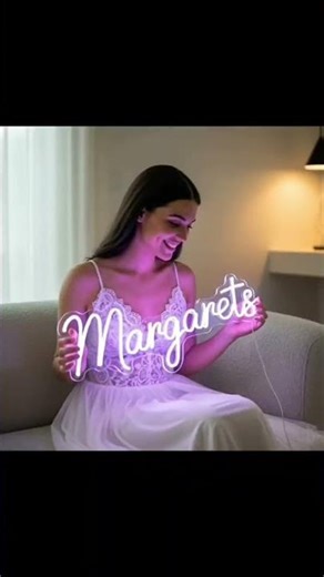 Main character energy… but in neon 👑✨ Watch this custom LED neon sign light up and turn a simple