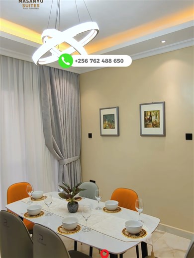 Where every meal feels like home. Our fully equipped kitchen and cozy dining area at Masanyu Suites are ready for your morning coffee, home-cooked favorites, and shared moments. Just bring your ingredients we’ve got the rest. For bookings and reservations ☎️ 256 762 488 560 masanyusuites@gmail.com #luxury #valentinesday #airbnb #kampala @@ttravel256🇺🇬