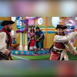 Some swashbuckling swordfighters came out of the Mystery Guest Box! ⚔️ Would you want to meet pirates? | Ryan's Mystery Playdate