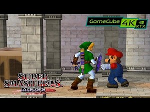 Super Smash Bros. Melee gameplay & opening / RTX 3080 4K / Dolphin GameCube emulator