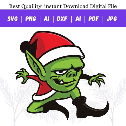 Grinch Svg Png | Christmas EPS | Dxf, | SVG, AI Files | Instant Download - Etsy