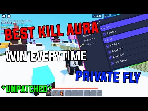 ROBLOX BEDWARS BEST SCRIPT/HACK [ FLY WITHOUT BLOCKS , OP KILLAURA , WIN EVERYTIME , INSTANT BREAK ]