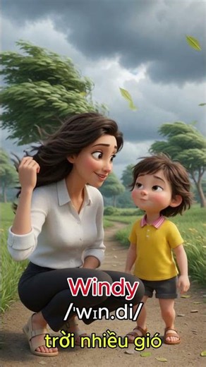 Phần 100: TỪ VỰNG CHỦ ĐỀ THỜI TIẾT TRONG TIẾNG ANH / WEATHER VOCABULARY FOR KIDS.