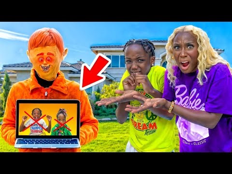 CAUGHT the CREEPY MAN on CAMERA!