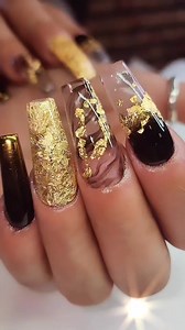Golden nails 💅 ✨️ | Tony's Nails