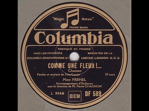Fréhel " comme une fleur ! " 1931