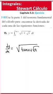 15) Derivative of a Function with Integrals using Trigonometric Functions (Intermediate Level) St...