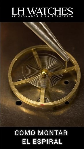 HOW I INSTALL THE HAIRSPRING IN A VINTAGE MOVEMENT #hairspring #watchrepair #horology
