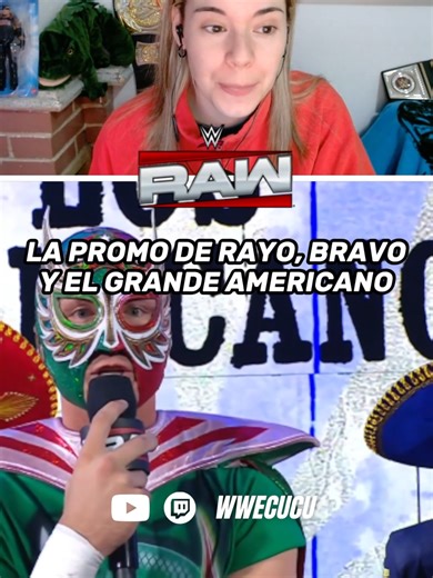La promo de Rayo, Bravo y El Grande Americano #wwe #wrestling #luchalibre #wweespañol #raw @wwe @wweespanol