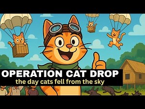 Operation Cat Drop: The Day Cats Fell from the Sky - (A True History Story)