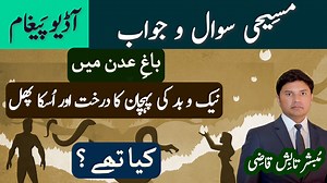 76K views · 15K reactions | Bagh-e-Adan mein Naik-o-Bad ki pehchan ka darakht aur uska phal kya thay? باغِ عدن میں نیک و بد کی پہچان کا درخت اور اُسکا پھل کیا تھے؟ What was the Tree of the knowledge of Good and Evil? What was the Forbidden fruit? | Garden of Eden | Book of Genesis #Question_Answer #Tabish_Qazi #Daily_Verses | Daily Verses | Facebook