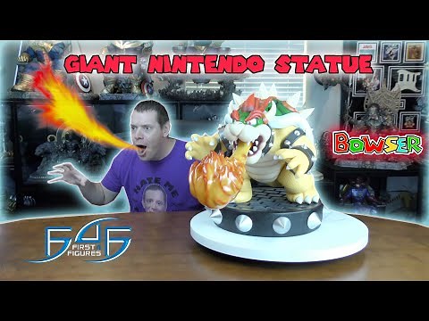 First 4 Figures BOWSER Exclusive STATUE Review from SUPER MARIO BROTHERS.
