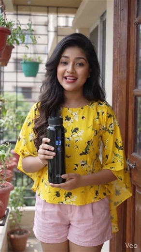 Smart Hydration! 🌡️ Customized LED Temperature Bottle Review & Unboxing (Black 500ML)