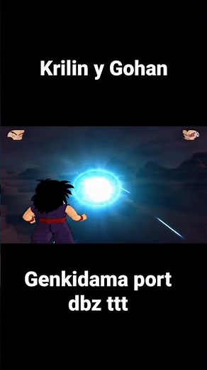 KRILIN Y GOHAN GENKIDAMA PORT DBZ TTT~ISO DBZ BT3 DEVOLUTION V2