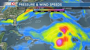 2.7K views · 36 reactions | The GFS model demonstrates the classic Fujiwhara effect with Philippe & soon to be Rena. | Chris Zelman WALB | Facebook