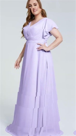 Plus Size Long Bridesmaid Dresses with Sleeves