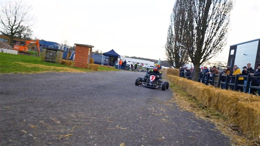 Full throttle and holding the line! A close-up look at the intense action from the historic kart demonstration at Race Retro 2025 🏁 It's a fantastic reminder of the roots of racing! | Race Retro