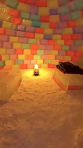 Building a GIANT Rainbow Igloo from SCRATCH! (AI) | Crafty Panda